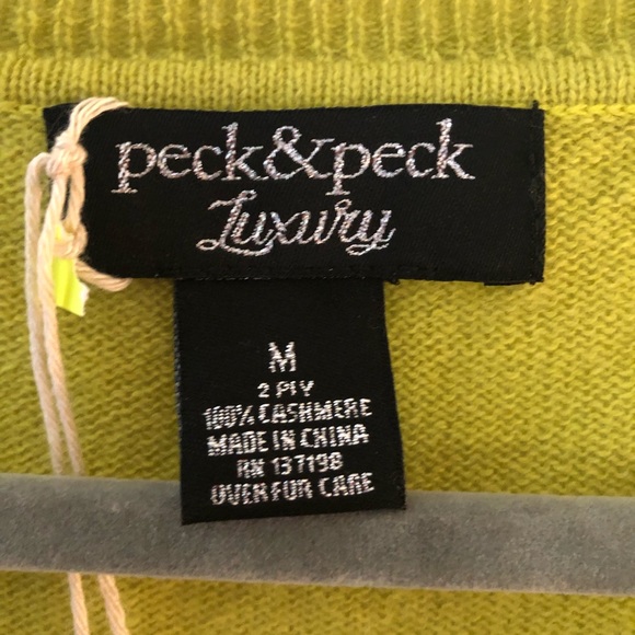 Peck & Peck Sweater CASHMERE - Picture 5 of 9